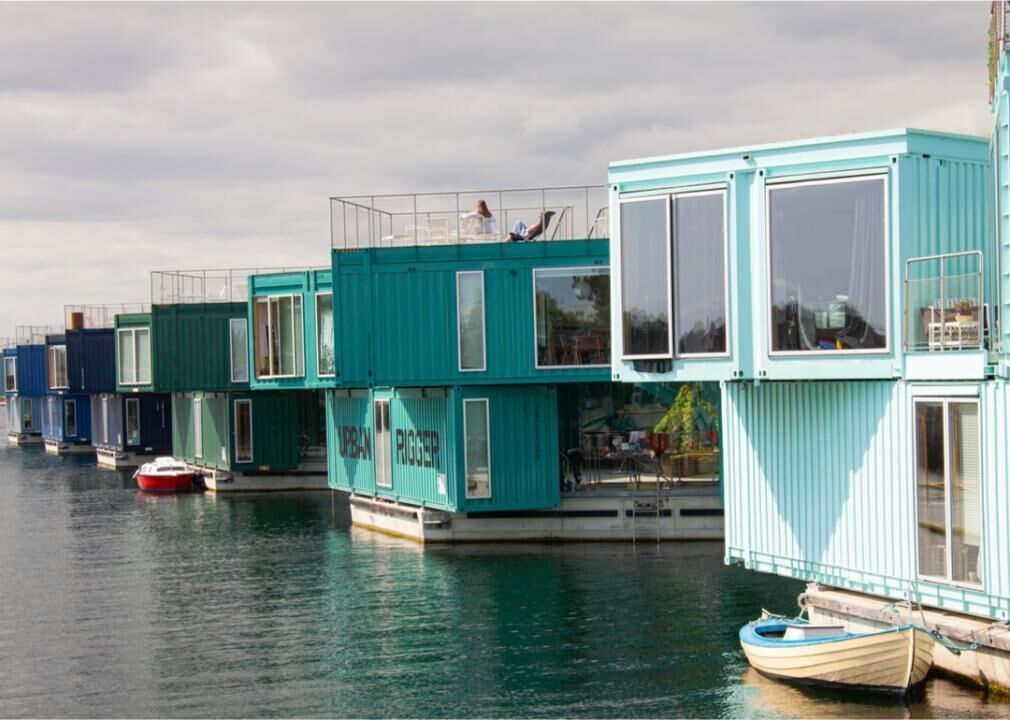 Upcycled shipping containers